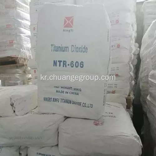 Ningbo Xinfu Rutile 등급 TIO2 이산화 티타늄 이산화 티타늄 NTR606